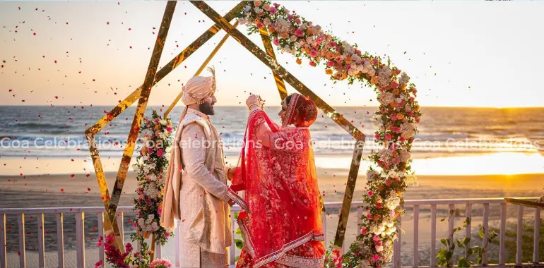 A glimpse of a beach wedding in Goa