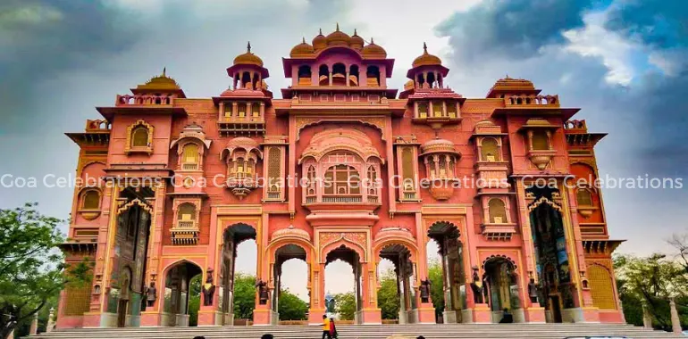 A beautiful view of pink city jaipur
